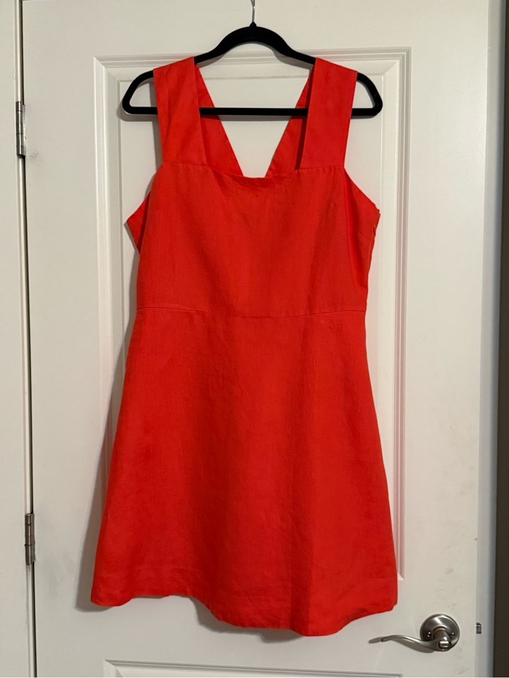 Women's GAP 100% Linen Fit and Flare Dress- 14 P NWT